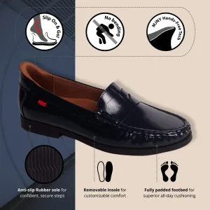 Womens Hands Free Slip On Fashion Classic Casual Comfort Penny Loafers for Women