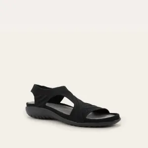 Women's Kawhia Sandals In Black Knit