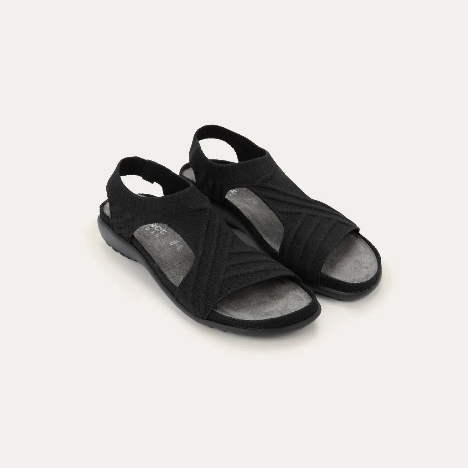 Women's Kawhia Sandals In Black Knit