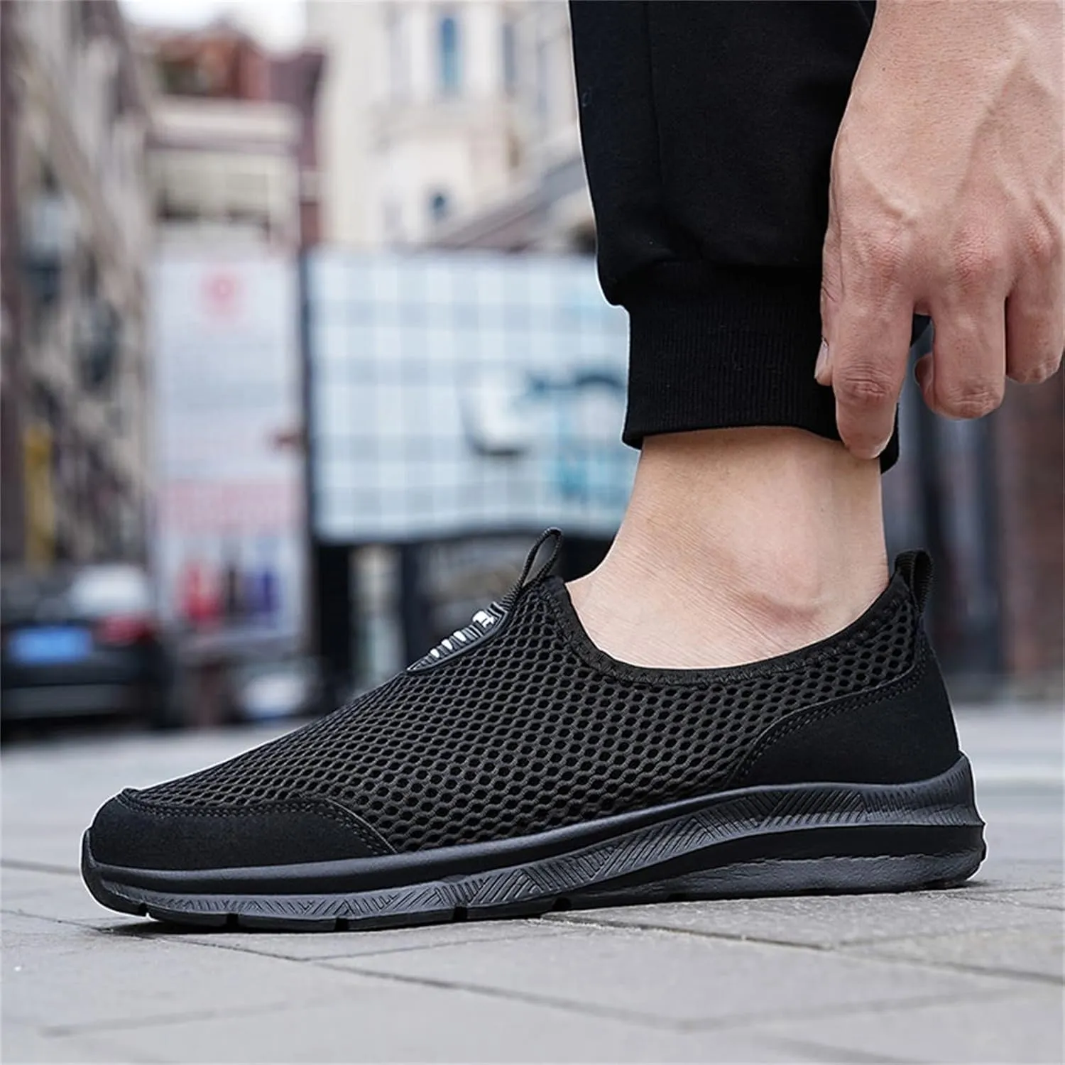 Women's Lightweight Slip On Walking Running Shoes Non Slip Work Shoes Women Comfortable Women's Shoes Casual Wedge Sneakers Slip On Tennis Shoe Loafers Casual Slip On