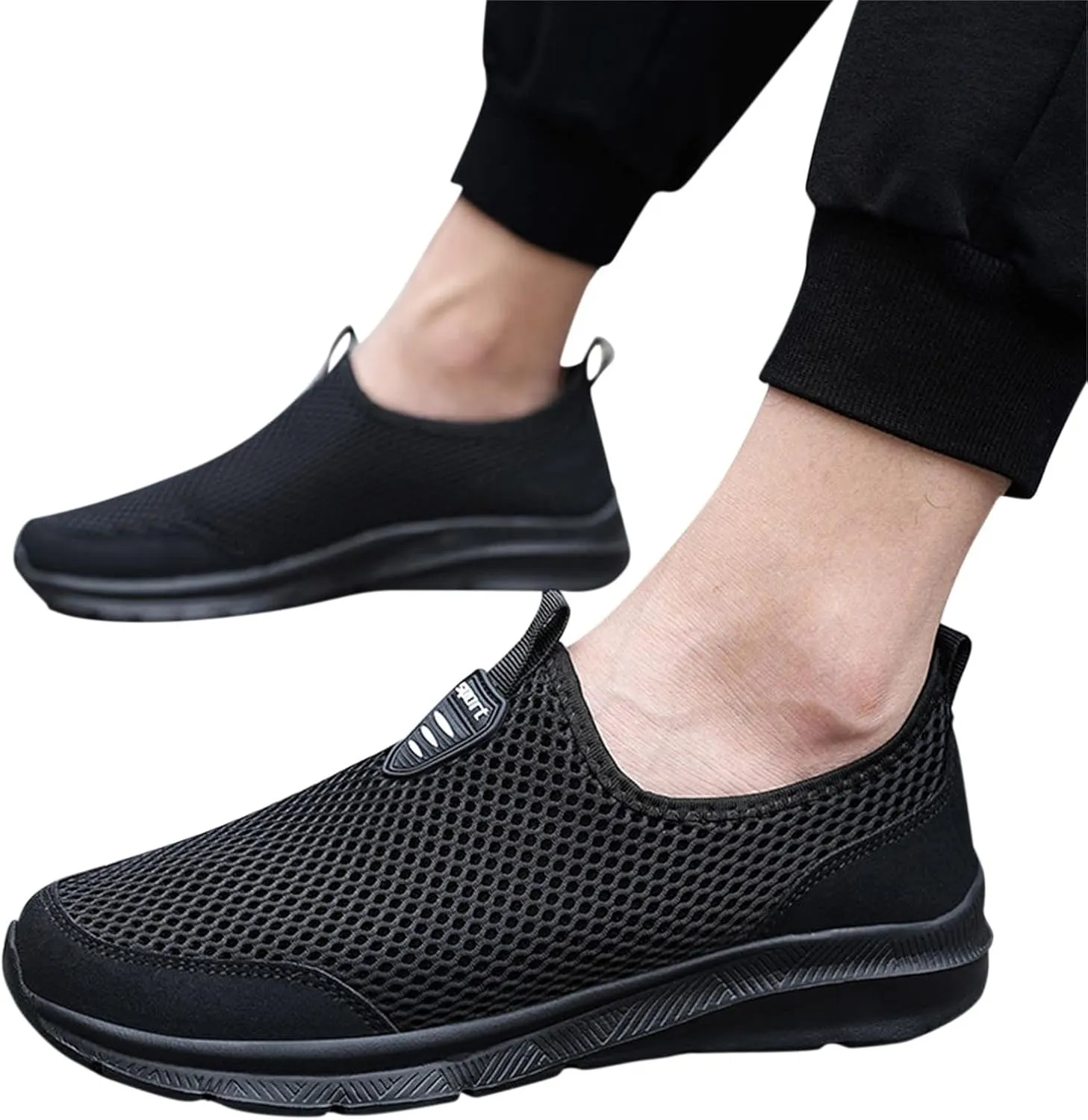 Women's Lightweight Slip On Walking Running Shoes Non Slip Work Shoes Women Comfortable Women's Shoes Casual Wedge Sneakers Slip On Tennis Shoe Loafers Casual Slip On