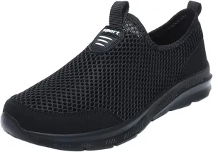 Women's Lightweight Slip On Walking Running Shoes Non Slip Work Shoes Women Comfortable Women's Shoes Casual Wedge Sneakers Slip On Tennis Shoe Loafers Casual Slip On