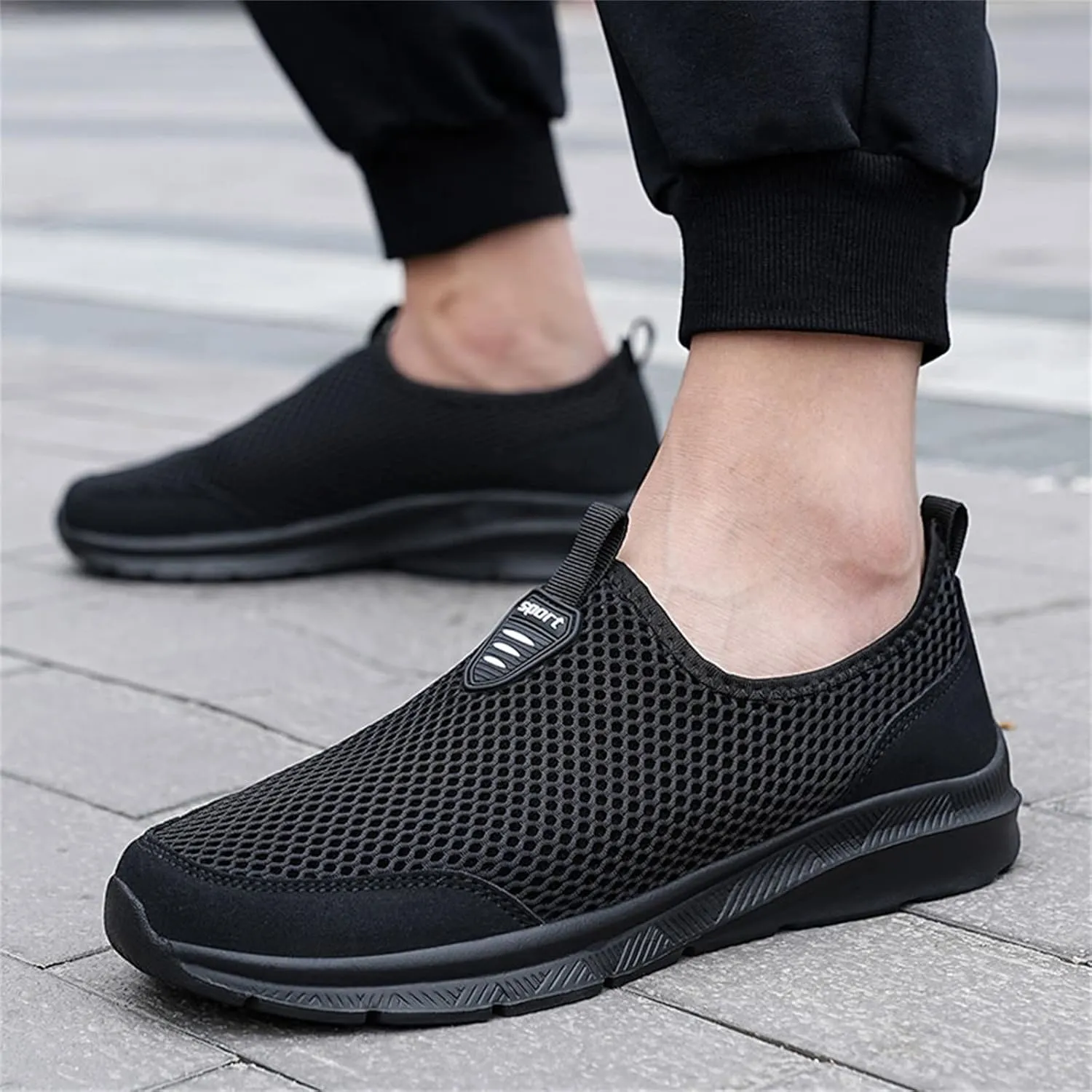 Women's Lightweight Slip On Walking Running Shoes Non Slip Work Shoes Women Comfortable Women's Shoes Casual Wedge Sneakers Slip On Tennis Shoe Loafers Casual Slip On