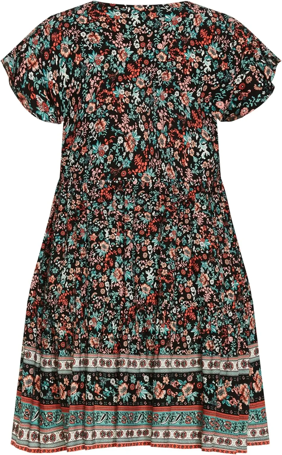Women's Plus Size Dress Unwind Tiers