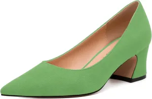 Women's Pumps, Pointed Toe Low Heel Shoes, Fashion Womens Dress Pumps for Daily Party Work