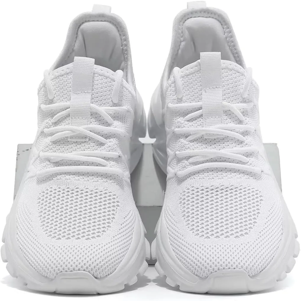 Womens Running Shoes Slip-on Walking Tennis Sneakers Lightweight Breathable Casual Soft Sole Mesh Workout Sports Shoes