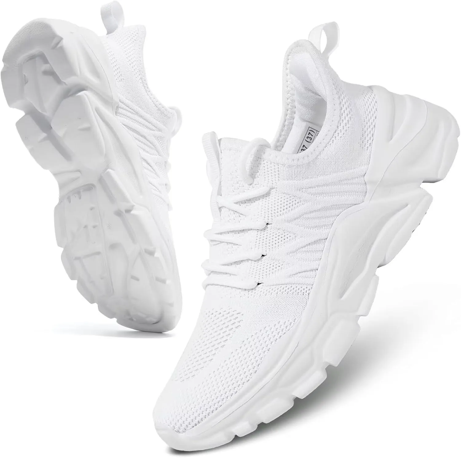 Womens Running Shoes Slip-on Walking Tennis Sneakers Lightweight Breathable Casual Soft Sole Mesh Workout Sports Shoes