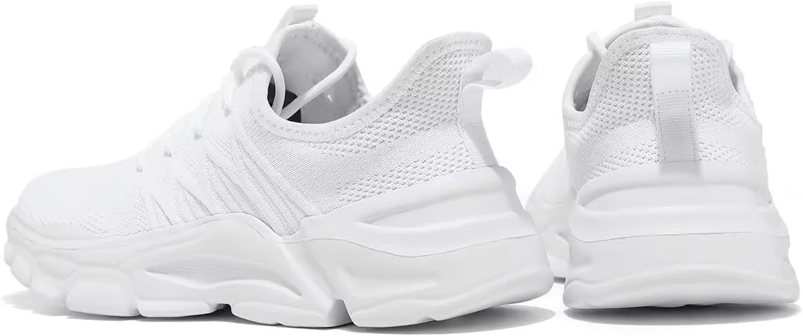 Womens Running Shoes Slip-on Walking Tennis Sneakers Lightweight Breathable Casual Soft Sole Mesh Workout Sports Shoes
