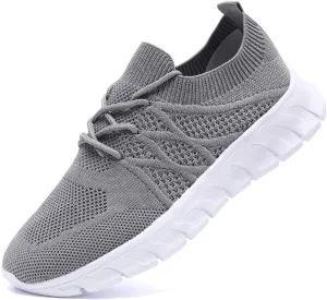 Womens Running Shoes Walking Tennis Sneakers Casual Slip on Breathable Lightweight Comfortable Fashion Athletic Sports Gym Trainers