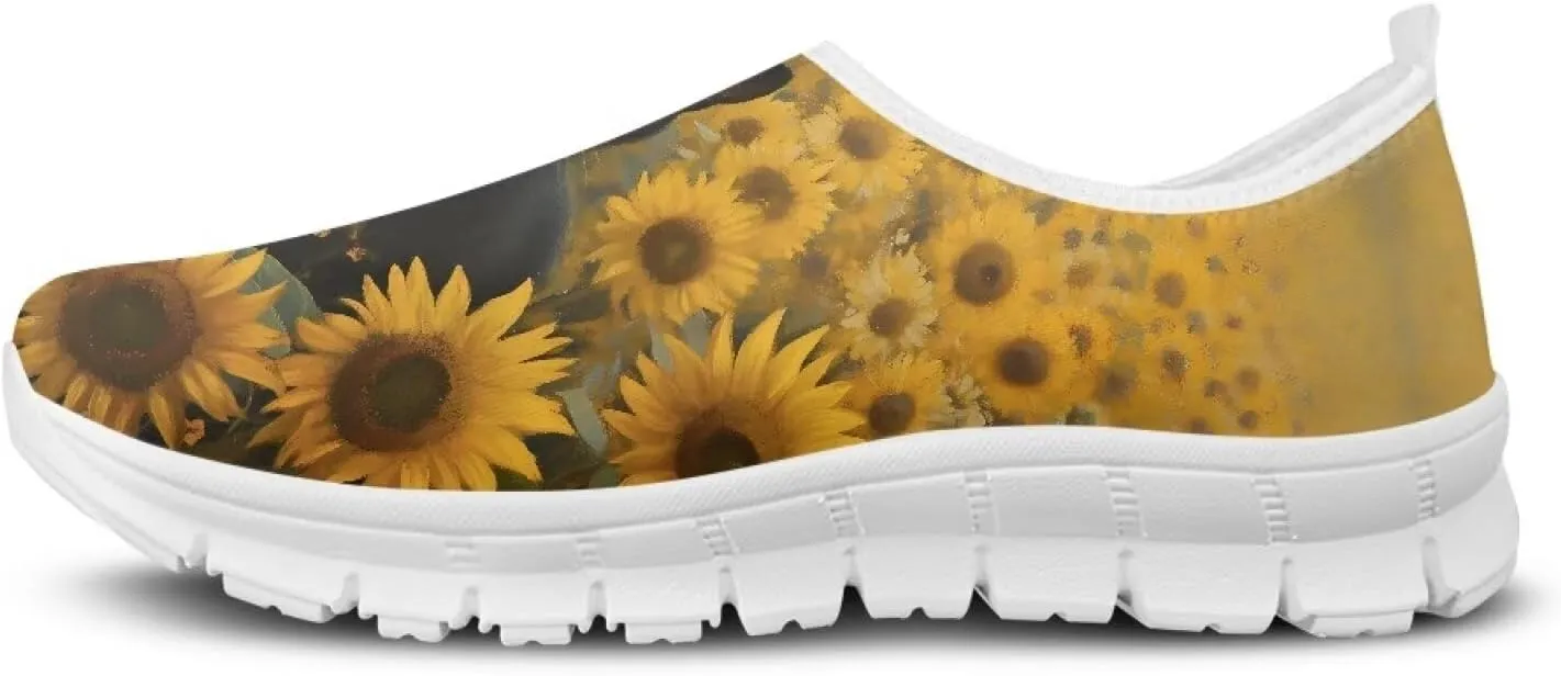Women's Slip On Loafers Soft Comfort Causal Walking Shoes Low Top Non Slip Outdoor Sports Running Sneakers US 5.5-11.5