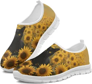 Women's Slip On Loafers Soft Comfort Causal Walking Shoes Low Top Non Slip Outdoor Sports Running Sneakers US 5.5-11.5