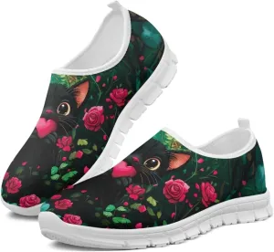 Women's Slip On Loafers Soft Comfort Causal Walking Shoes Low Top Non Slip Outdoor Sports Running Sneakers US 5.5-11.5