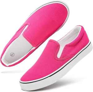 Women's Slip on Shoes Canvas Sneakers Loafers Non Slip Shoes Low Top Casual Shoes