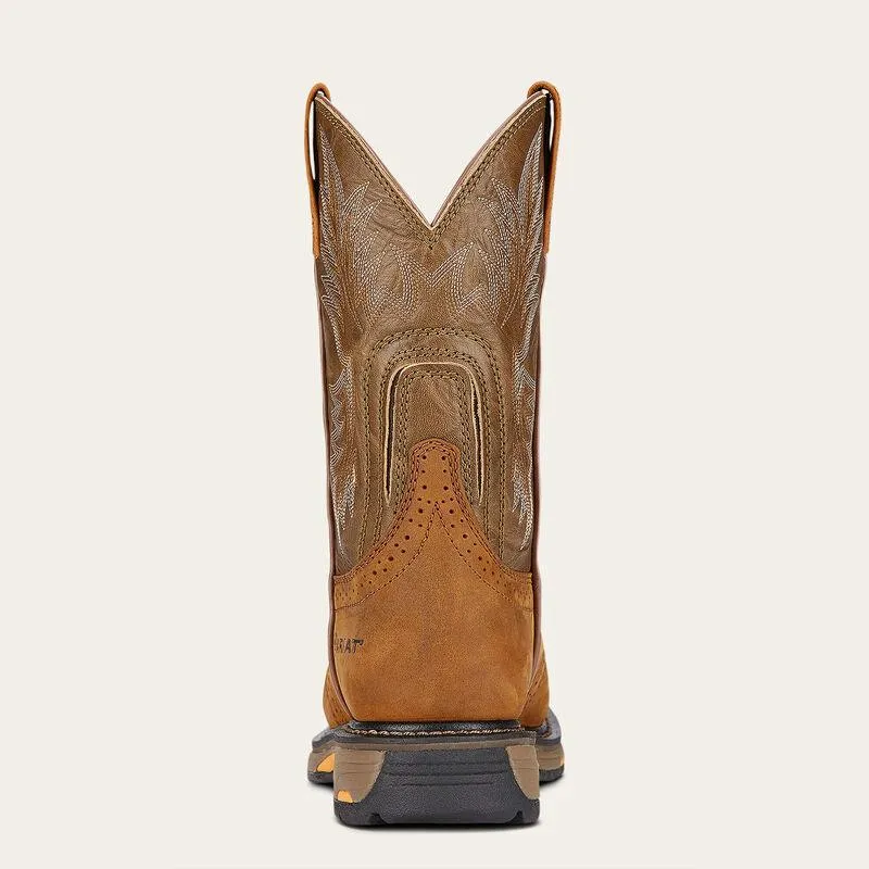 WorkHog Pull-on Work Boot - Aged Bark