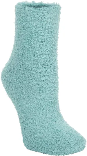 World's Softest Ultra-Soft Knit Comfort Quarter Length Cozy Socks with Grippers