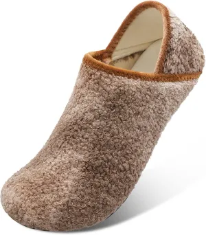 XIHALOOK House Slippers for Women Men Cozy Sock Shoes with Soft Rubber Sole Slip On for Indoor/Outdoor