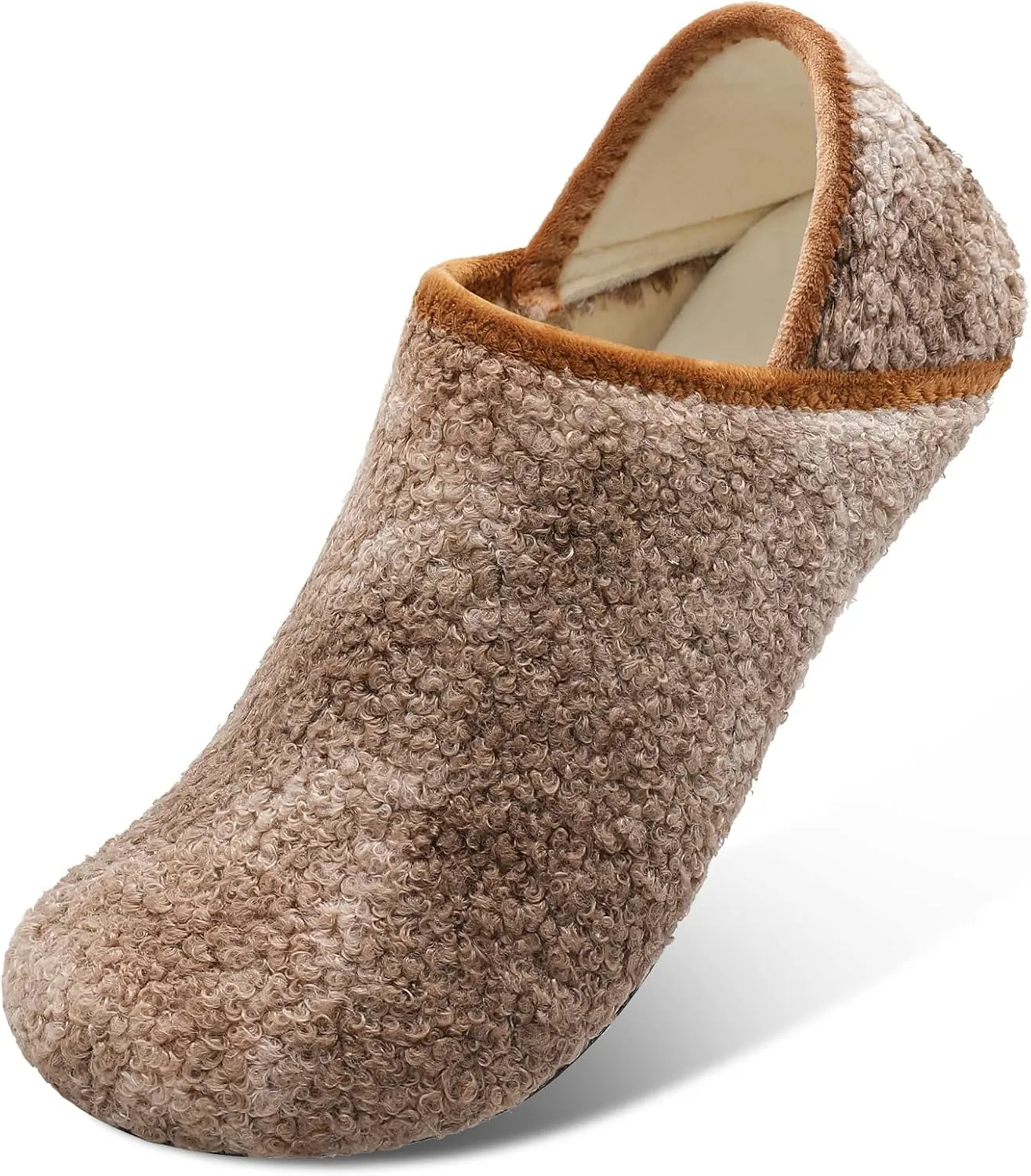 XIHALOOK House Slippers for Women Men Cozy Sock Shoes with Soft Rubber Sole Slip On for Indoor/Outdoor
