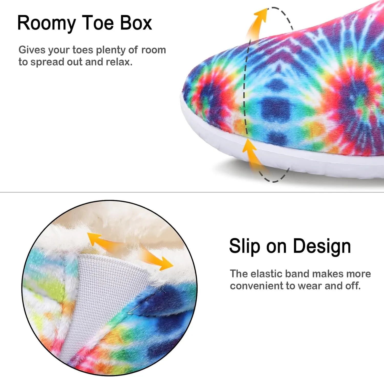 XIHALOOK Womens Mens Fuzzy Slippers Lightweight Closed Back House Shoes Slip on for Indoor Outdoor