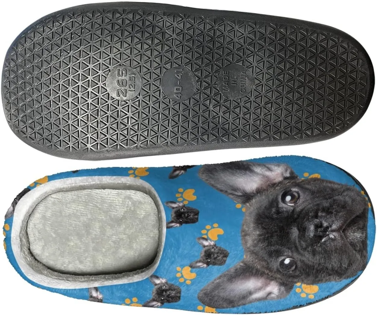 Xoenoiee Warm Slippers for Men Women Soft Comy House Slippers Lightweight Slip-On Fluffy Bedroom Home Shoes