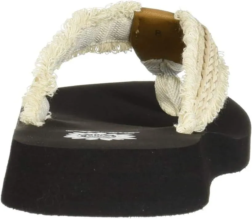 Yellow Box Fianni Flat Slip On Slide Thong Sandal Black