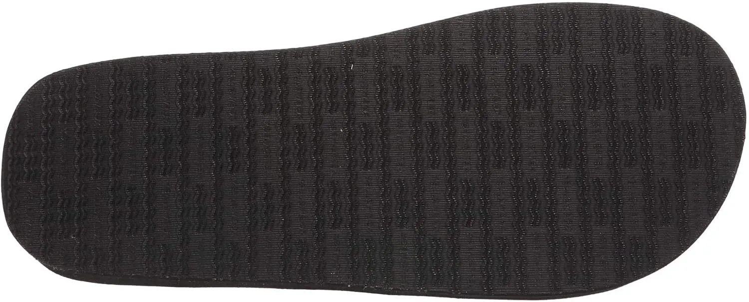 Yellow Box Fianni Flat Slip On Slide Thong Sandal Black