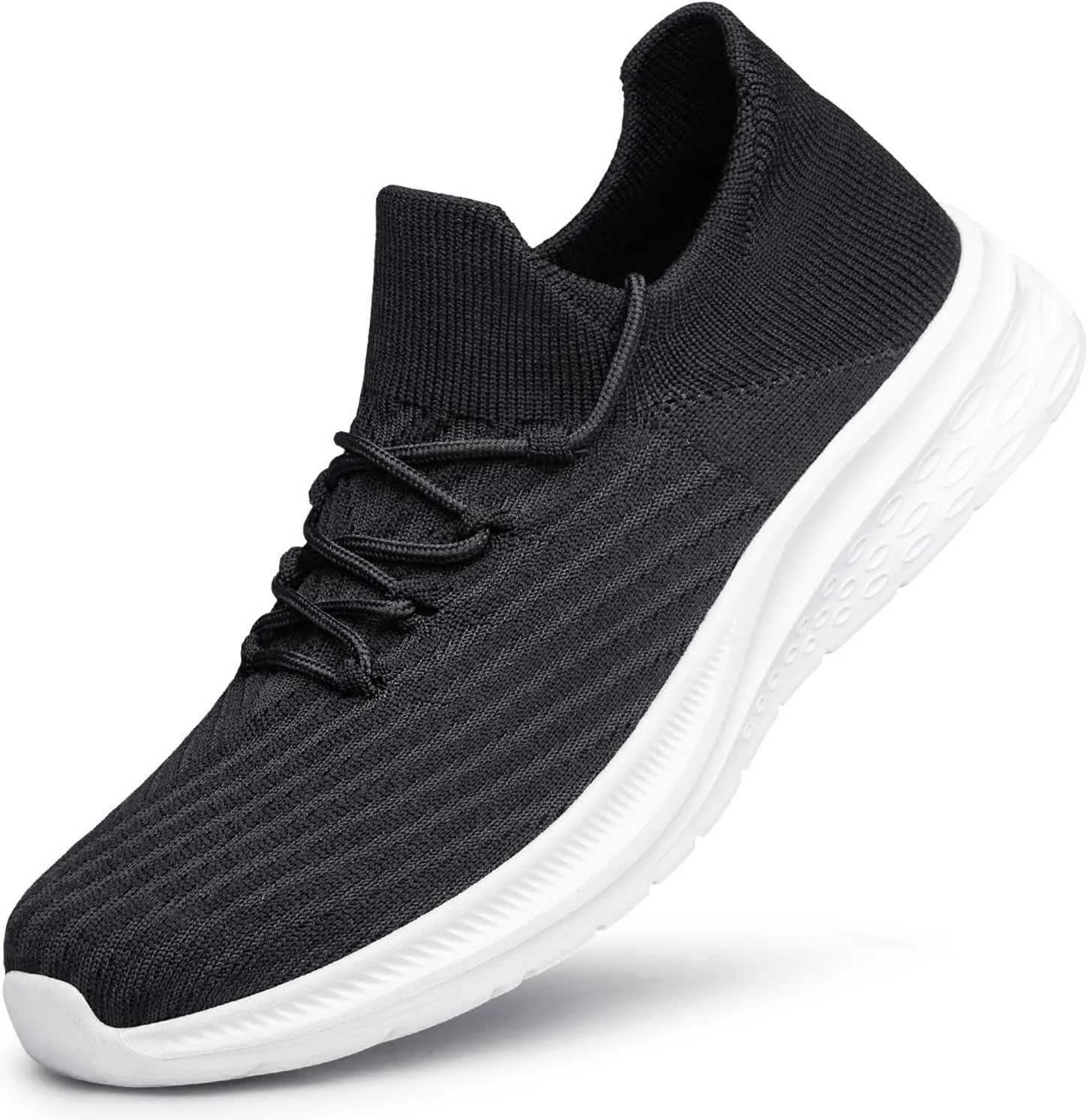 YHOON Mens Walking Shoes Slip on Casual Shoes Lightweight Workout Gym Tennis Shoes