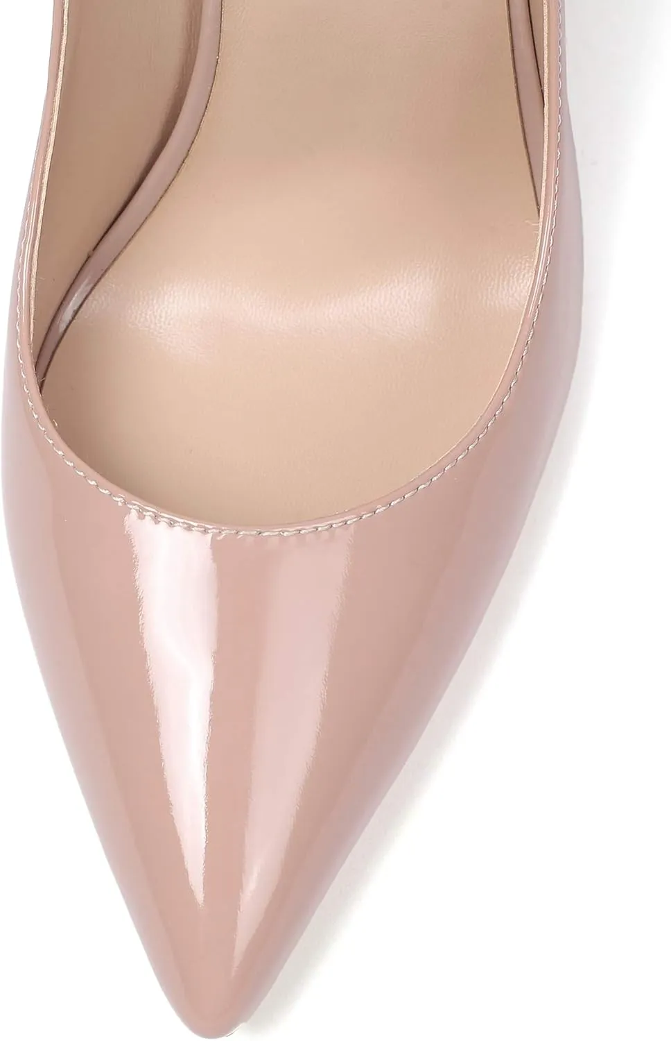 YODEKS Women's Stiletto High Heel Pumps Classic Pointed Toe Shoes Slip On Dress Shoes
