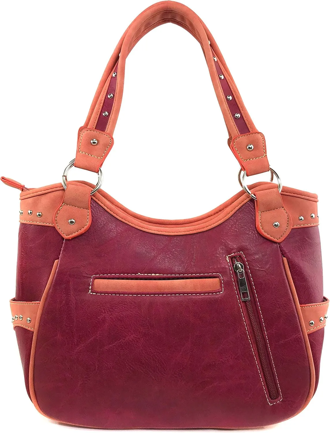Zelris Faith Love Hope Cross Angel Wing Women Conceal Carry Women Tote Purse
