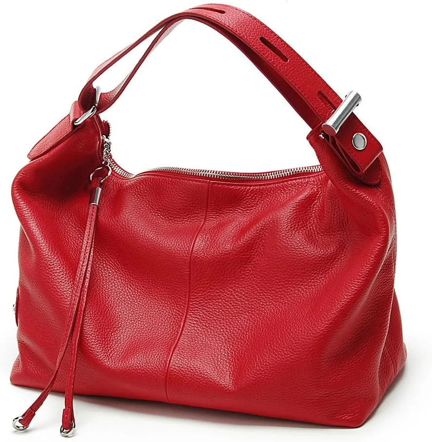 zency 6 Colors Fashion 100% Real Genuine Leather Women Shoulder Bag Handbag Lady Casual Tote