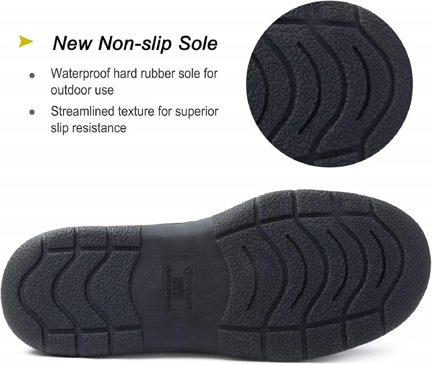 Zigzagger Men's Moccasin Slippers Memory Foam House Shoes, Indoor and Outdoor Warm Loafer Slippers
